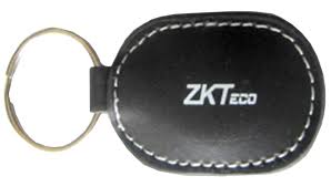 Брелок кожаный Mifare 13,56 Mhz (F1108 63.5*36.4*5mm, с логотипом ZK)