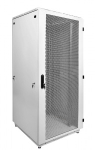 Шкаф телекоммуникационный напольный 38U (800x800) дверь перфорированная