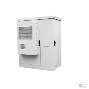 Шкаф всепогодный напольный укомплектованный 24U (Ш1000 × Г600) с эл. отсеком, комплектация ТК-IP54