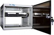 Шкаф настенный TWT 10" серии Lite, 15U 300x310, стеклянная дверь