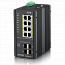 Промышленный L2 PoE+ коммутатор Zyxel RGS200-12P, 8xGE PoE+, 4xSFP