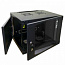 Шкаф настенный Next, 9U 550x600, стеклянная дверь, черный