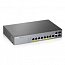 Коммутатор Zyxel GS1350-12HP, 10xGE (8xPoE+), 2xSFP