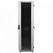 Шкаф телекоммуникационный напольный 38U (600x1000) дверь стекло