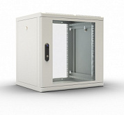 Шкаф телекоммуникационный настенный разборный 15U (600х650), съемные стенки, дверь стекло