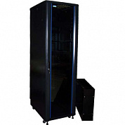 Шкаф напольный TWT серии Business, 18U, 600x600, передняя и задняя дверь с перфорацией металл.