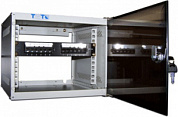 Шкаф настенный TWT 10" серии Lite, 4U 300x310, стеклянная дверь