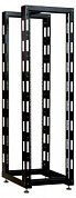 Стойка телекоммуникационная универсальная 24U двухрамная, цвет черный